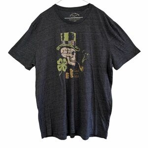 Lucky Brand Luck of the Irish Skull Graphic T-Shirt XXL